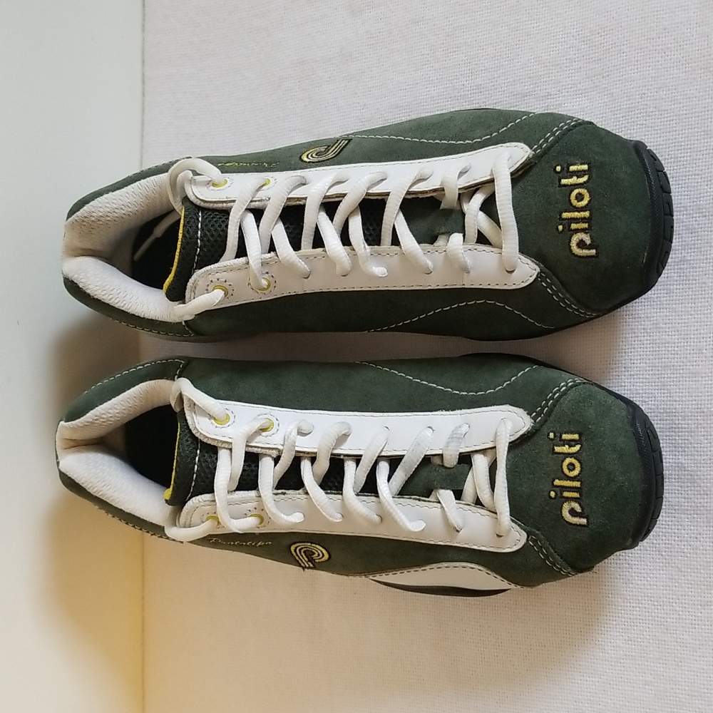 Piloti Driving Shoe Prototipo Green Leather